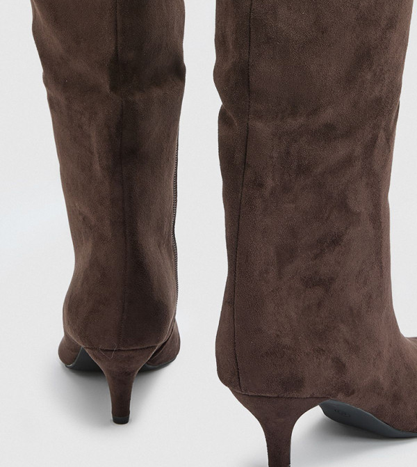 اويسيس   أحذية عالية الركبة - بني  Knee length Boots