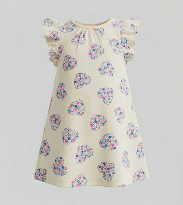 BABIES & MORE  play-dresses - Cream Casual Dress