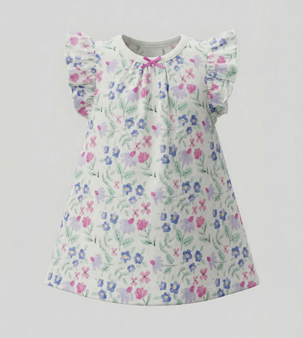 BABIES & MORE  play-dresses - White Casual Dress