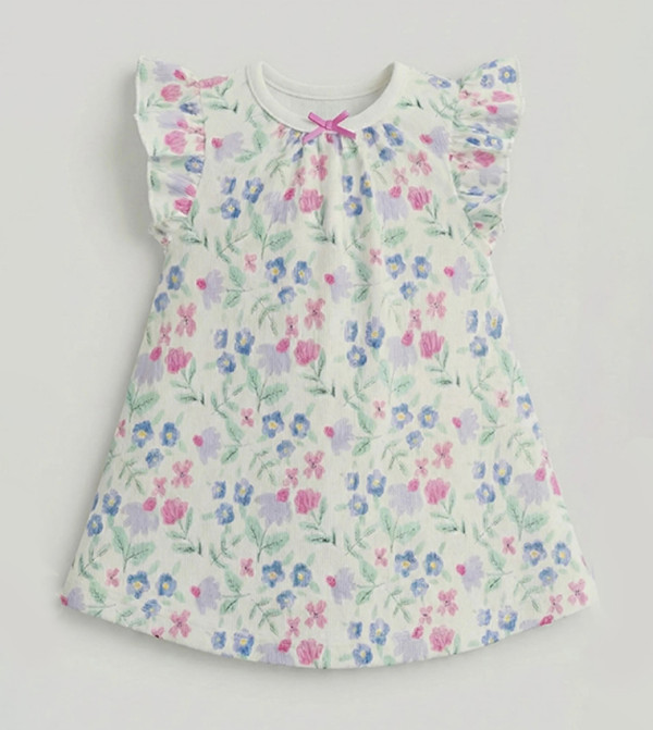 BABIES & MORE  play-dresses - White Casual Dress