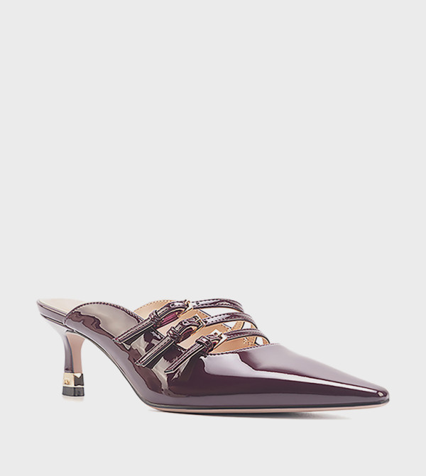 Nine West Heels - Burgundy Heels