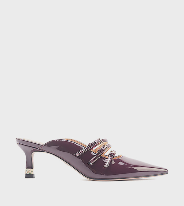 Nine West Heels - Burgundy Heels
