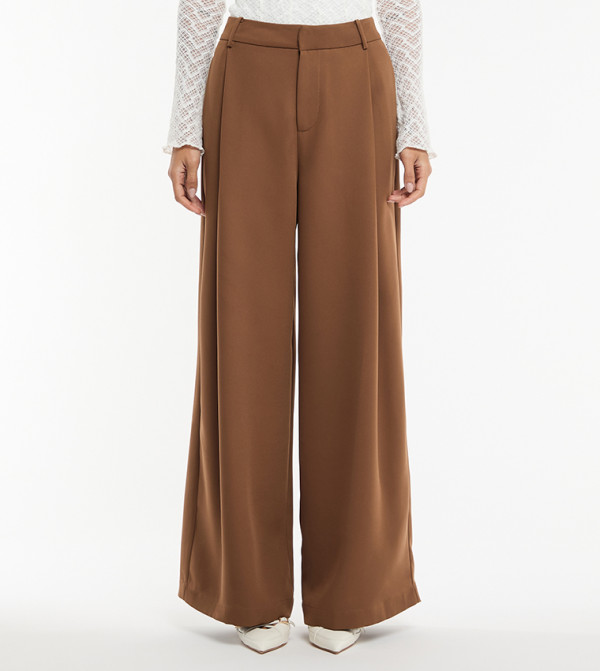 BCBG  Formal Pants - Brown Formal Pants