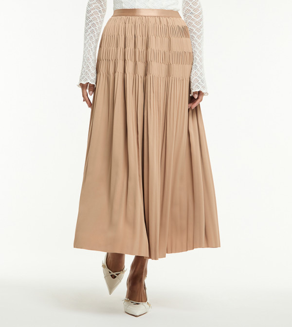BCBG  Skirts - Beige Midi Skirts