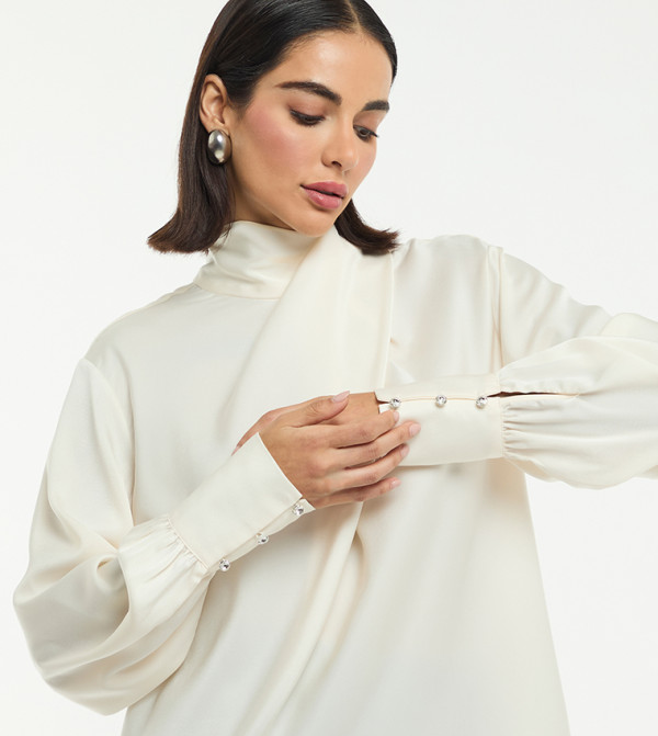 BCBG BCBG - Off White Casual Tops