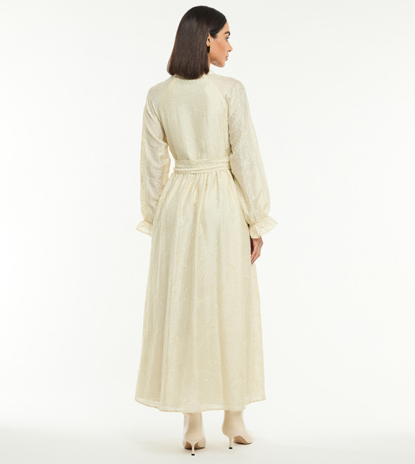 BCBG Clothing - Off White Midi Dresses