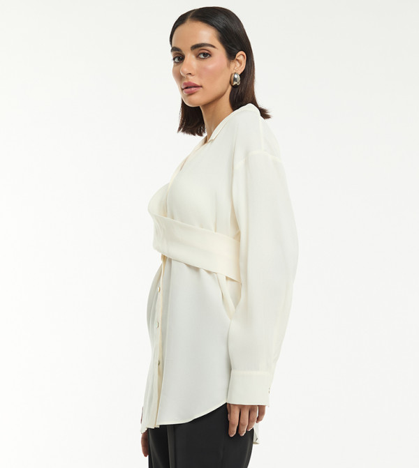 BCBG  - Off White Shirts