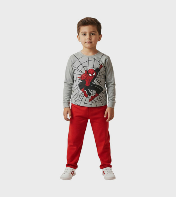 BIDANI  Nightwear - Grey Top & Pyjama Sets