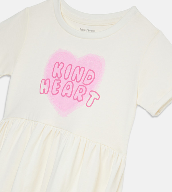 BABIES & MORE  play-dresses - White Casual Dress