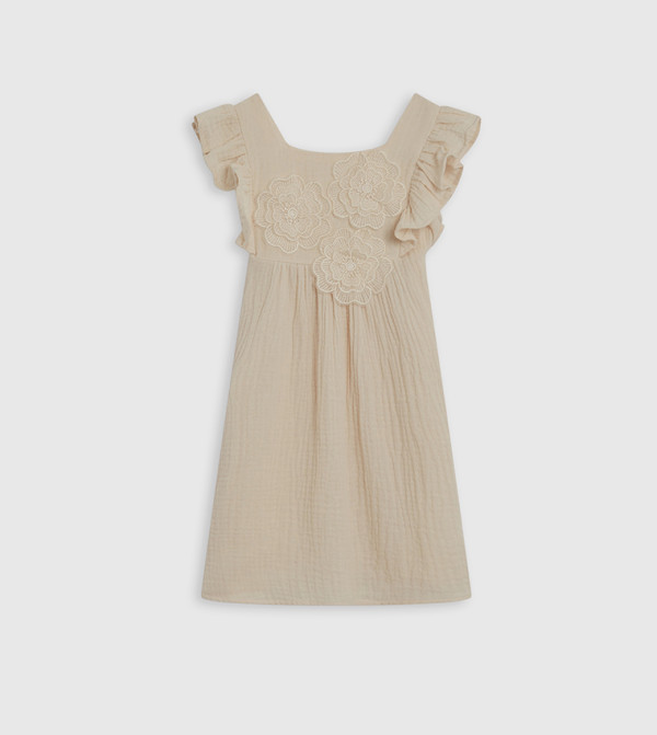BABIES & MORE  play-dresses - Beige Casual Dress