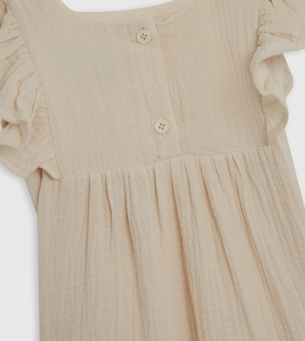 BABIES & MORE  play-dresses - Beige Casual Dress