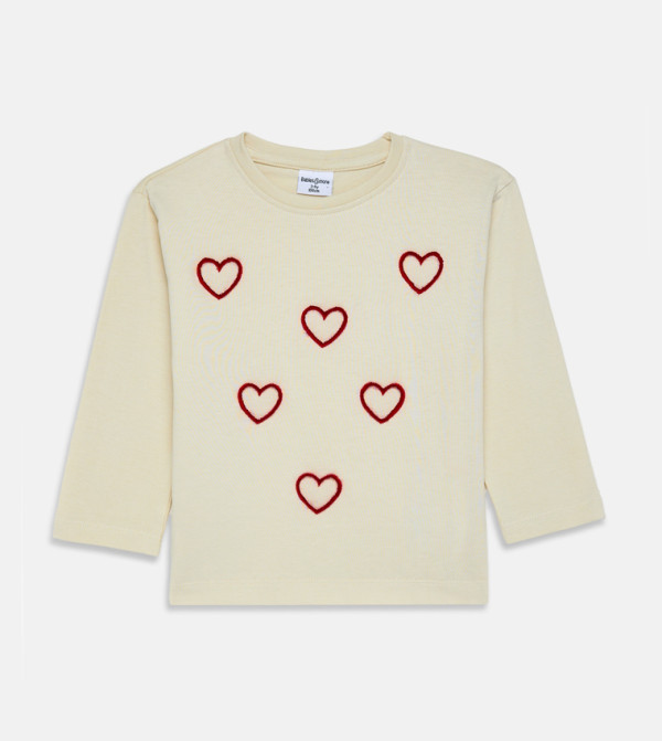 BABIES & MORE preppy-layers - Cream T-shirts