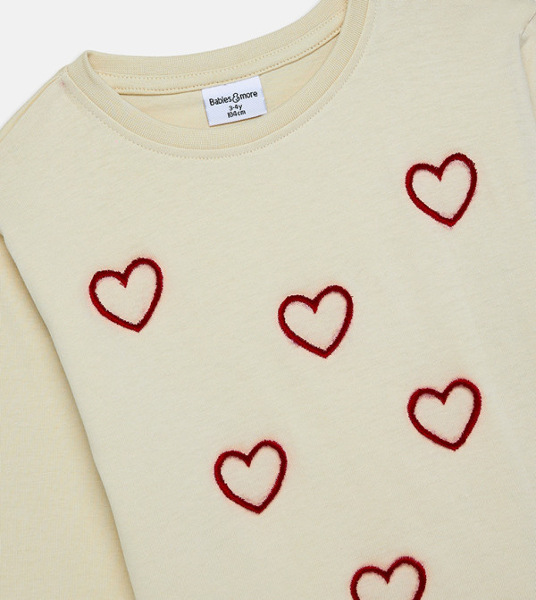 BABIES & MORE preppy-layers - Cream T-shirts