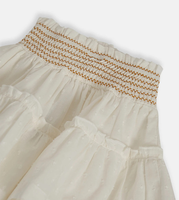 BABIES & MORE  Bottomwear - White Skirts & Dividers