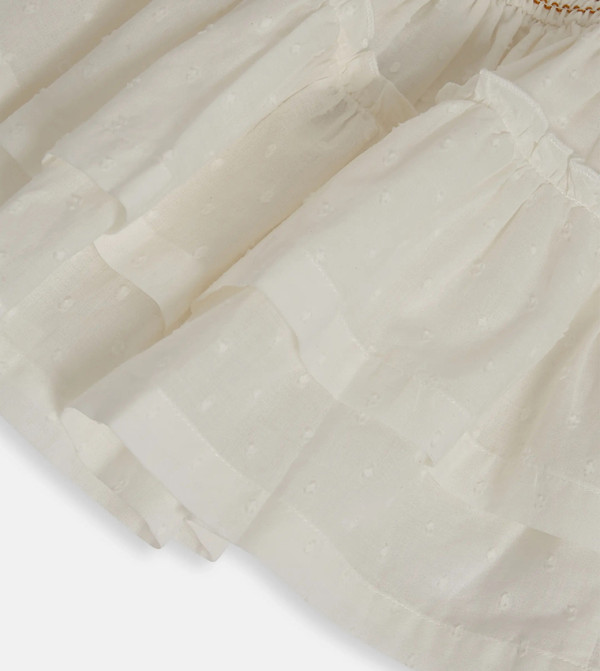 BABIES & MORE  Bottomwear - White Skirts & Dividers