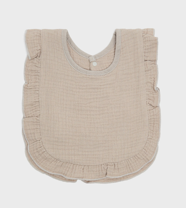BABIES & MORE  Bibs & Hanky - Beige Bibs & Hanky