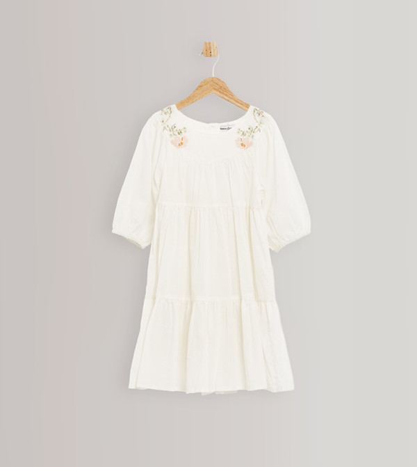 BABIES & MORE Dresses - Cream Casual Dress