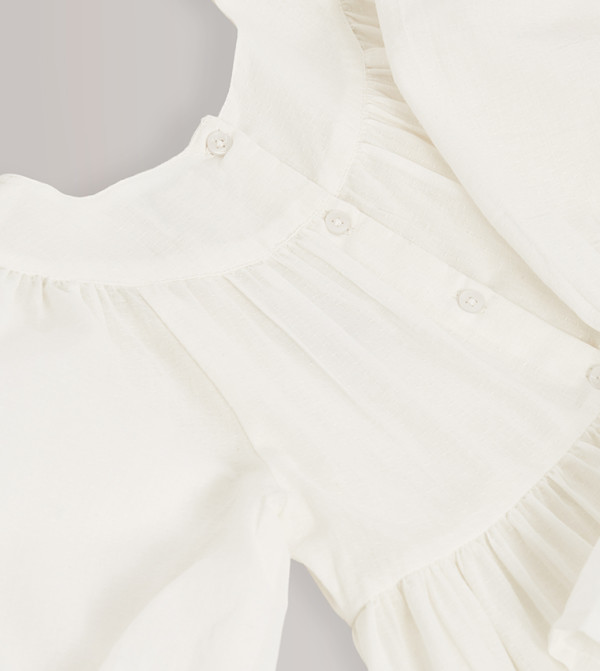 BABIES & MORE Dresses - Cream Casual Dress