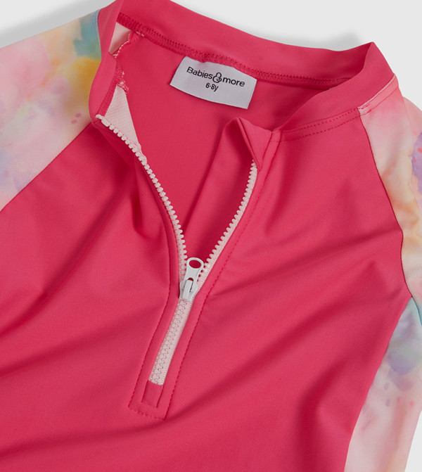 BABIES & MORE  Swim Wear - Pink V Cut Swimsuit