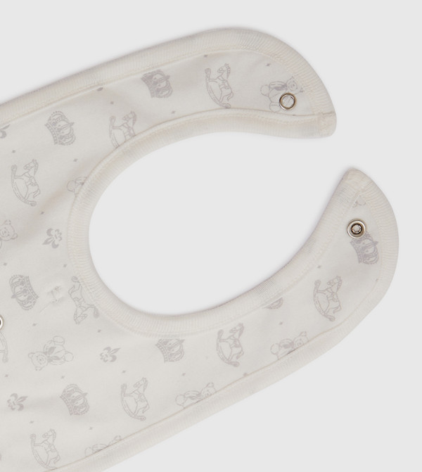 BABIES & MORE  Bibs & Hanky - White Bibs & Hanky