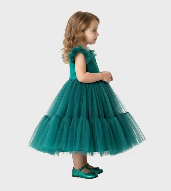 BIDANI Dresses - Green Party Dress