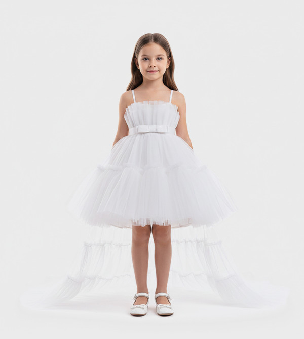 BIDANI Party Dress - White Party Dress