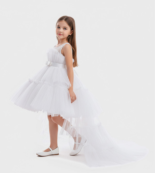 BIDANI Party Dress - White Party Dress