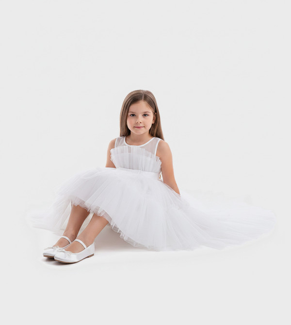 BIDANI Party Dress - White Party Dress