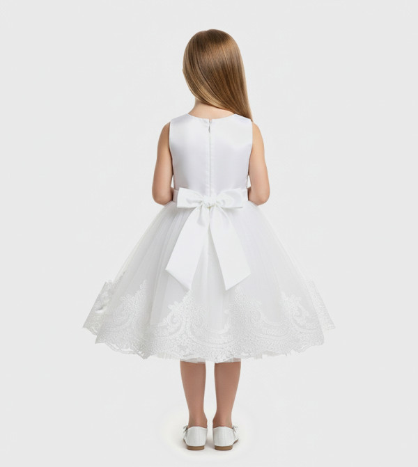BIDANI  Party Dress - White Party Dress
