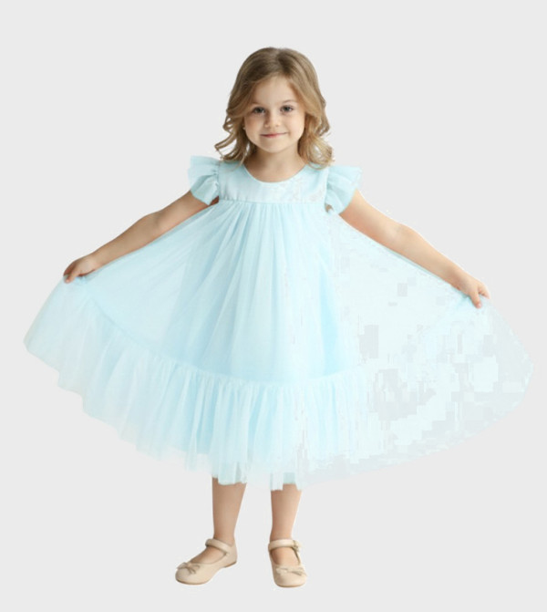 BIDANI Clothing - Blue Party Dress