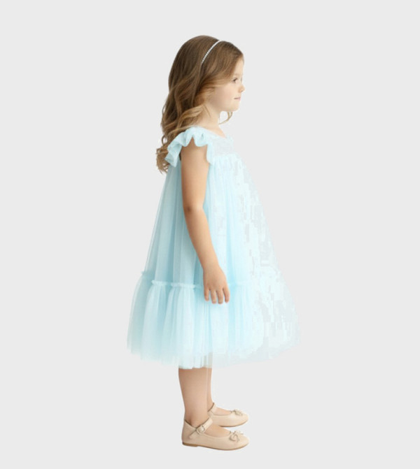 BIDANI Clothing - Blue Party Dress