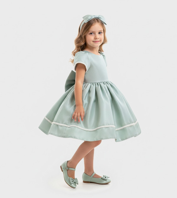 BIDANI Party Dress - Green Party Dress