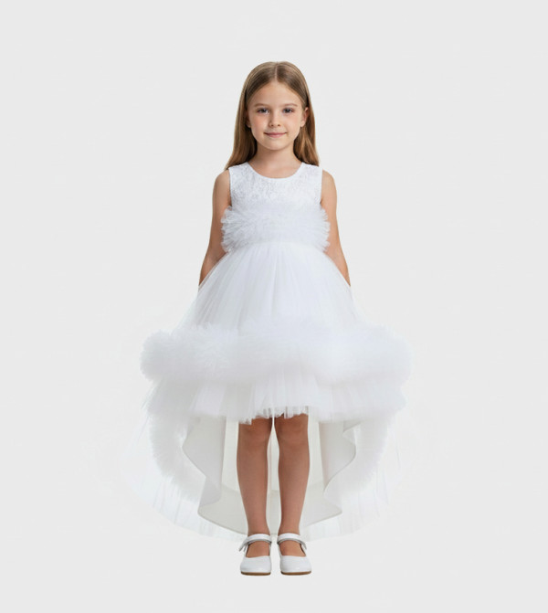 BIDANI  Party Dress - White Party Dress