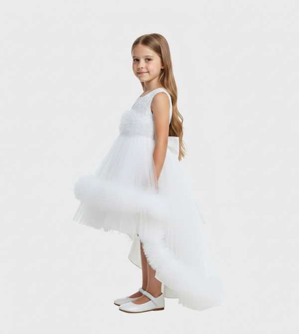 BIDANI  Party Dress - White Party Dress