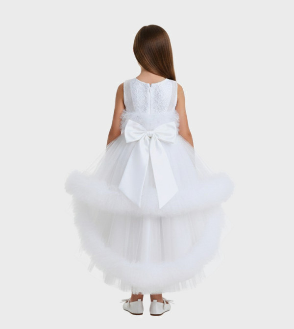 BIDANI  Party Dress - White Party Dress