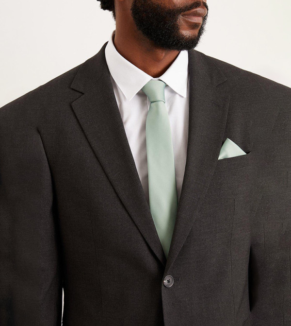 بورتون ربطات عنق وقفازات - أخضر رمادي Slim Ties