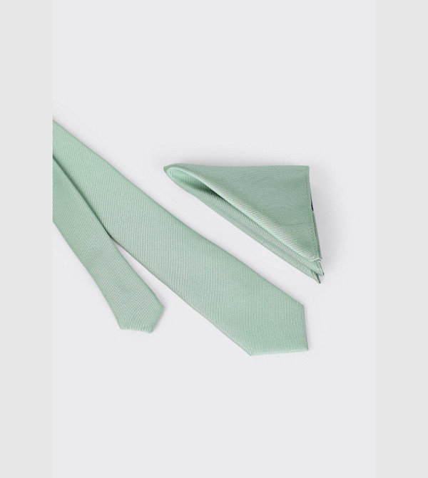 بورتون ربطات عنق وقفازات - أخضر رمادي Slim Ties