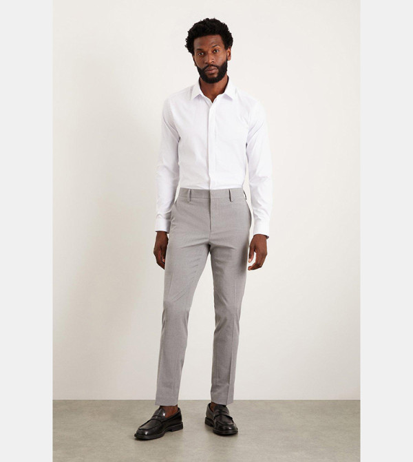 Burton  Suit - Grey Formal Pants