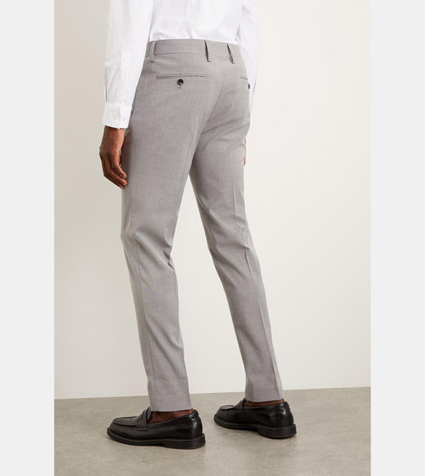 Burton  Suit - Grey Formal Pants