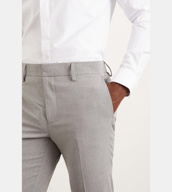Burton  Suit - Grey Formal Pants
