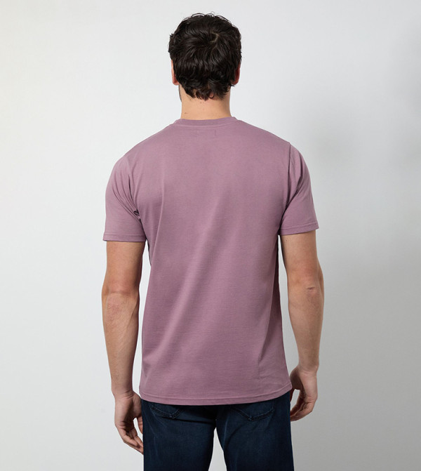 Burton Burton - Pink Round Neck T-Shirts