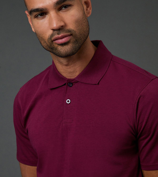 Burton  - Burgundy Polo T-shirts