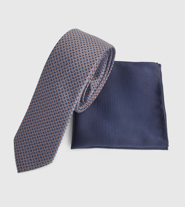 بورتون   ربطات عنق وقفازات - كحلي Regular Ties