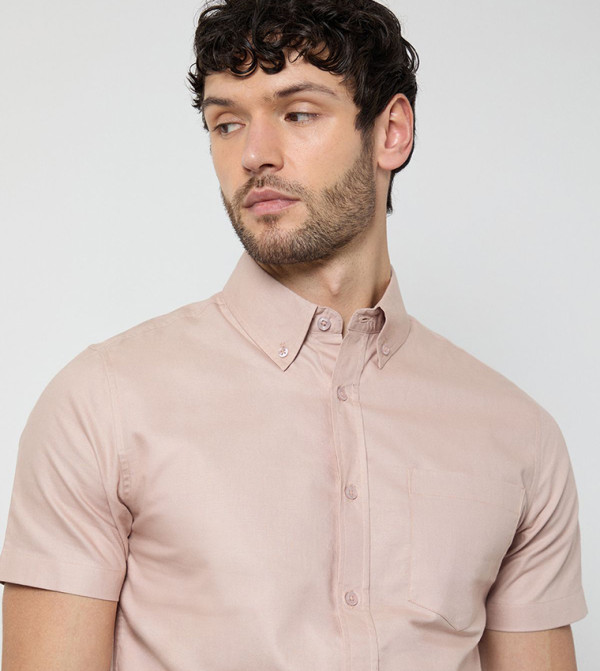 Burton  Short Sleeves - Pink Short Sleeves