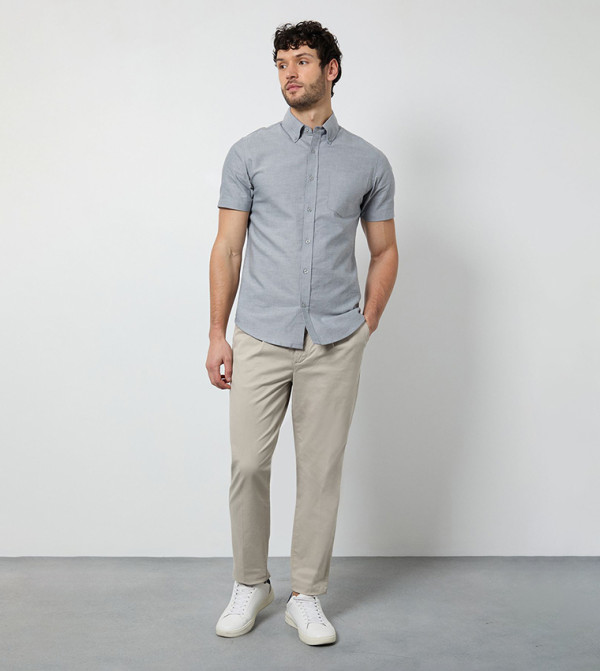 Burton  Short Sleeves - Grey Short Sleeves