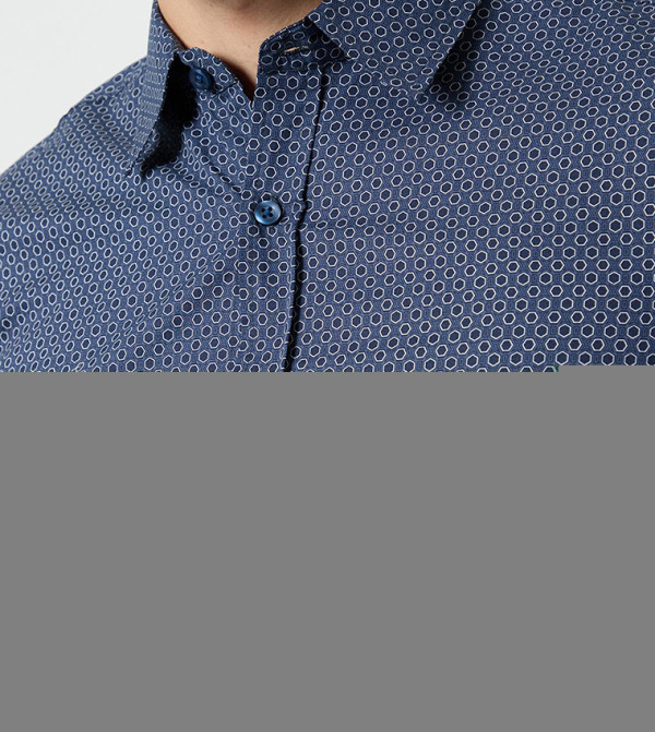 Burton  Short Sleeves - Navy Short Sleeves