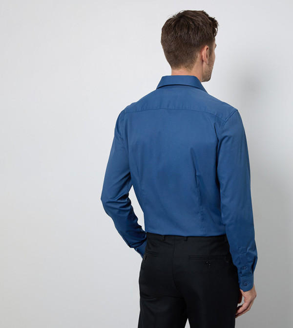 بورتون   قمصان رسمية   - أزرق Long Sleeves