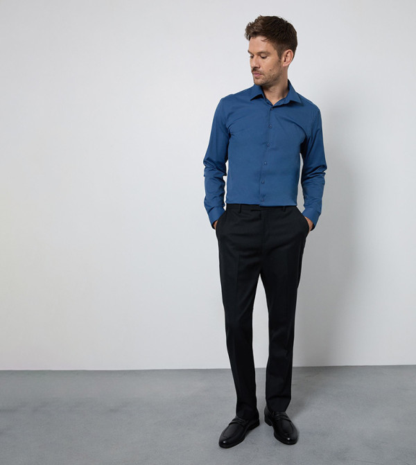 بورتون   قمصان رسمية   - أزرق Long Sleeves