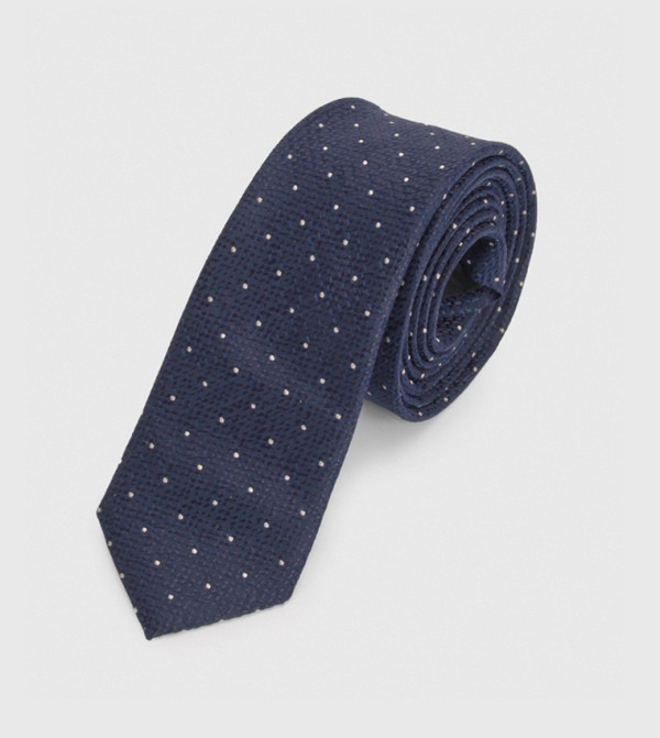 بورتون   ربطات عنق وقفازات - كحلي Regular Ties