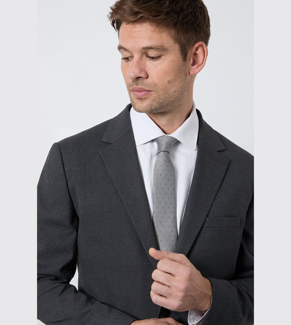بورتون   ربطات عنق وقفازات - رمادي داكن Regular Ties